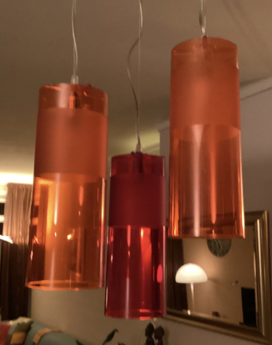 Image 1 of 3x Kartell easy hanging lamps