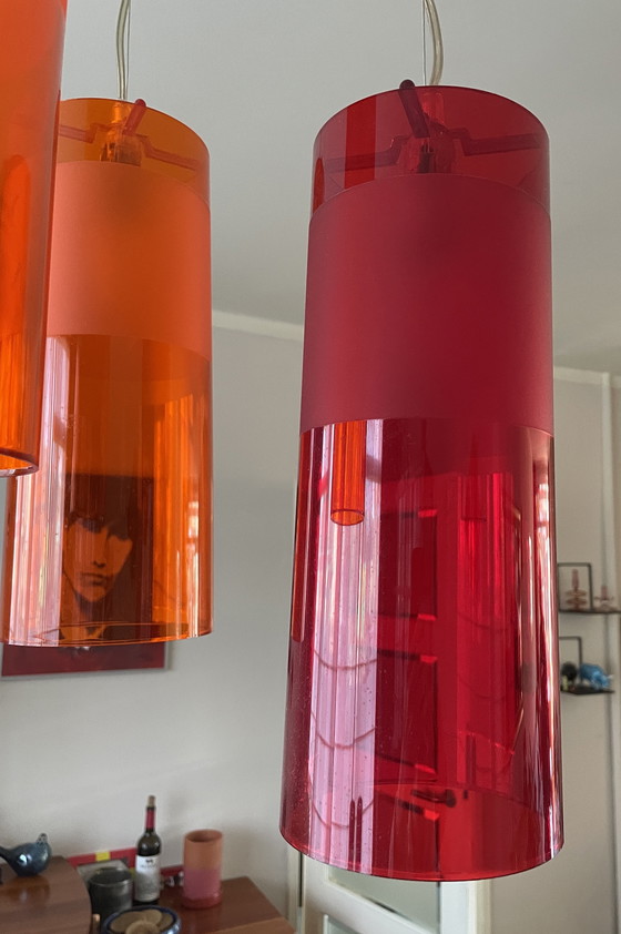 Image 1 of 3x Kartell easy hanging lamps