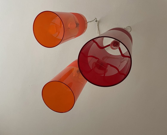 Image 1 of 3x Kartell easy hanging lamps