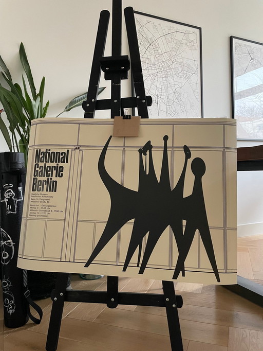 Alexander Calder (1898-1976), National Galerie Berlin Exhibition Poster Tetes Et Queue Calder, 1965, Printed 2021 Germany