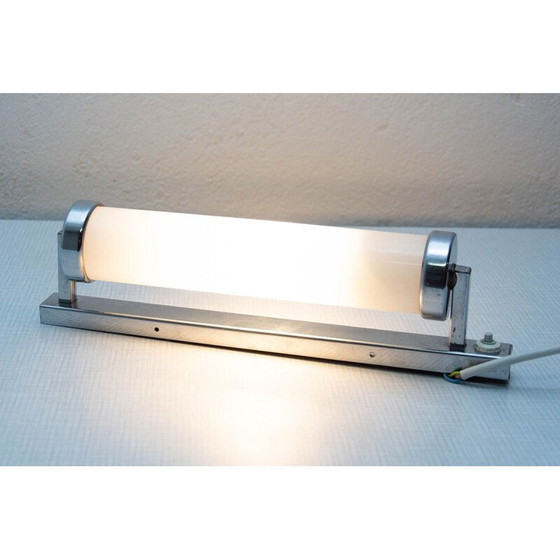 Image 1 of Lampada da parete Bauhaus vintage cromata, Cecoslovacchia 1950