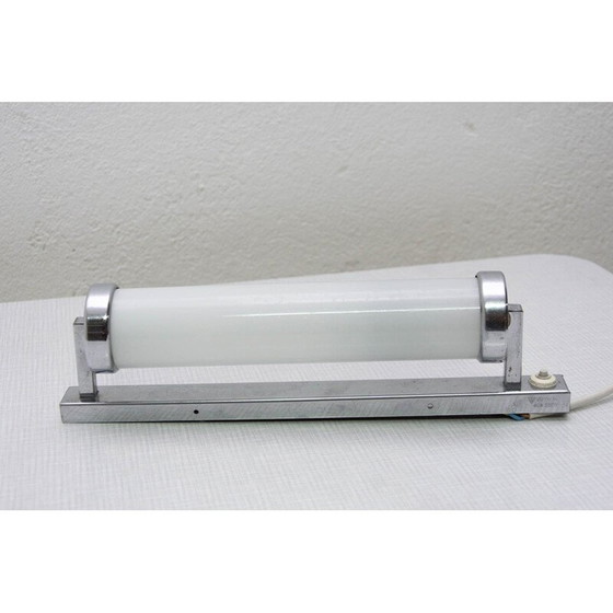 Image 1 of Lampada da parete Bauhaus vintage cromata, Cecoslovacchia 1950