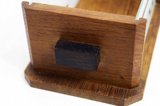 Image 1 of Art Deco Wood And Glass Box