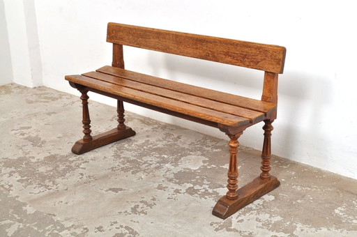 Antique Oak Bench