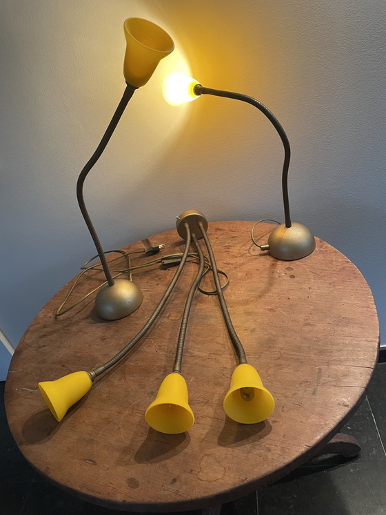 Image 1 of Ceiling Lamp And Table Lamps Nollet