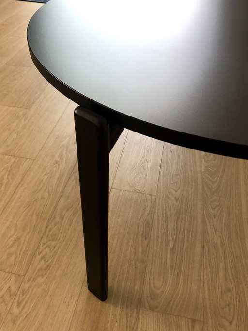 Black Round Bruno Rey Table - Dietiker X Hay