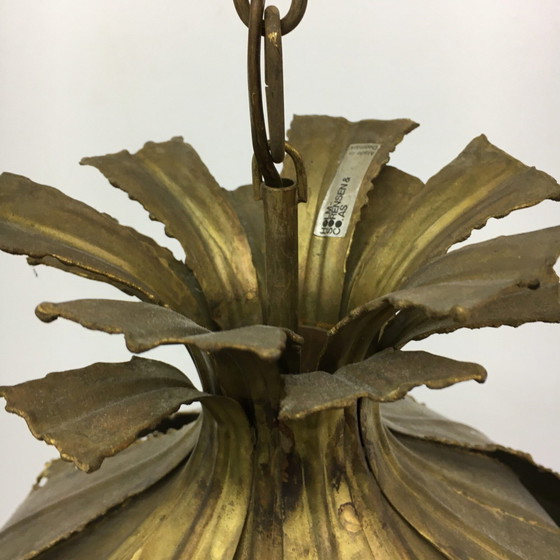 Image 1 of Brutalist brass lamp by Svend Aage Holm Sorensen, 1960’s