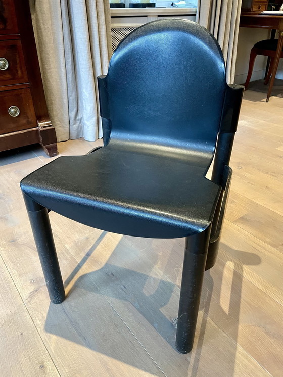 Image 1 of 8x Thonet Flex 1976 Gerd Lange Black