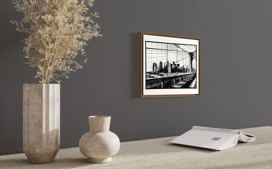 Image 1 of Michel Pinel 1949-2022 Sublime Photo Art New York Brooklyn Bridge