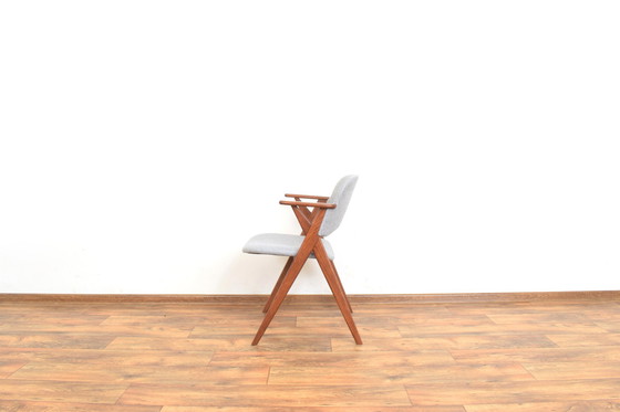 Image 1 of Mid-Century Swedish Oak Armchair From Broderna Johansson, 1960S.