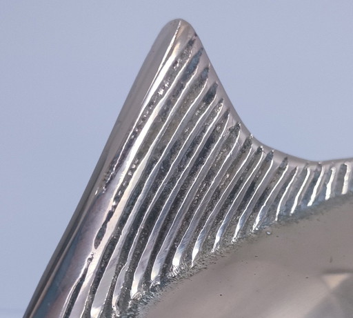 Grande pesce spada vintage in ottone massiccio