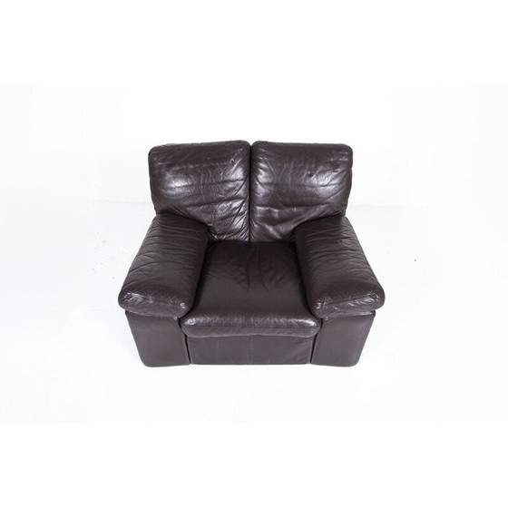 Image 1 of Vintage Italian leather Bonheur lounge chair by Titiana Ammannati & Giampiero Vitelli for Brunati
