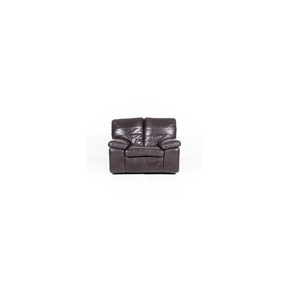 Image 1 of Vintage Italian leather Bonheur lounge chair by Titiana Ammannati & Giampiero Vitelli for Brunati
