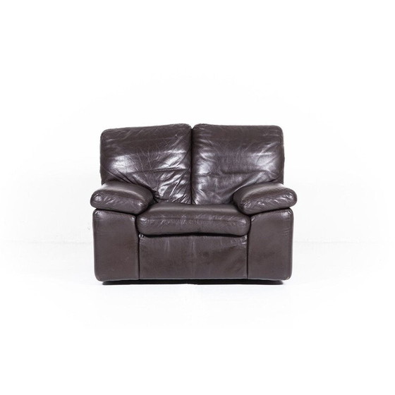 Image 1 of Vintage Italian leather Bonheur lounge chair by Titiana Ammannati & Giampiero Vitelli for Brunati