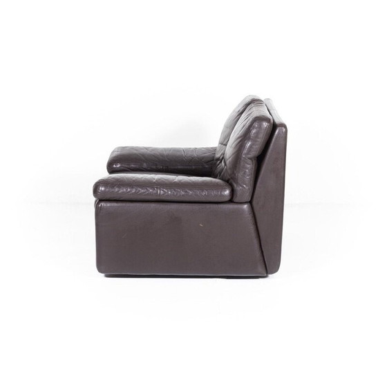 Image 1 of Vintage Italian leather Bonheur lounge chair by Titiana Ammannati & Giampiero Vitelli for Brunati