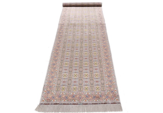 Image 1 of Alfombra de pasillo de seda Hereke con calidad 10/10 - Puro lujo ~1 millón de nudos/m²