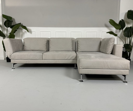 Brühl Moule corner sofa fabric sofa couch delivery relax function