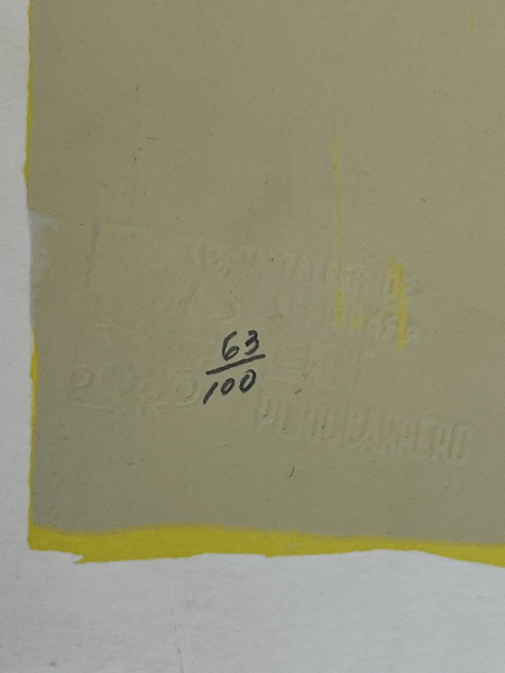 Image 1 of Wifredo Lam, Cuba, Screen Printing From The René Portocarrero Workshop, Certified In 2002.
