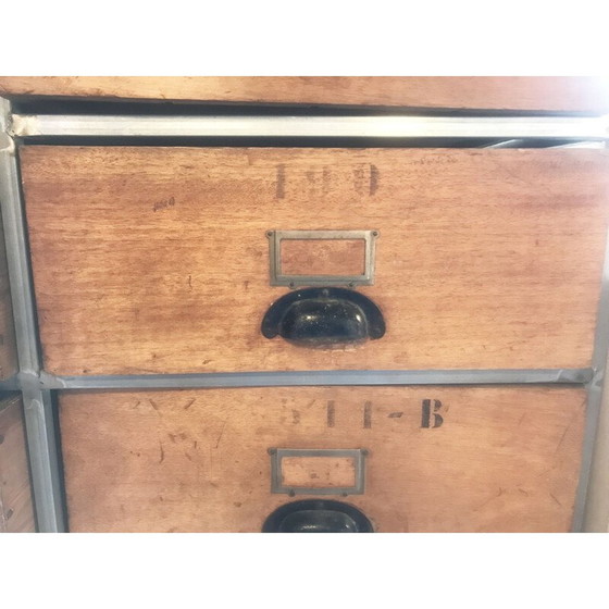 Image 1 of Vintage light wood chest of drawers