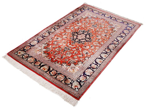 Persian carpet- Ghom silk - Collector's item- 160 X 100 Cm Hand-knotted