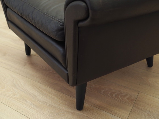 Image 1 of Sillón de cuero marrón, diseño danés, años 60, Diseñador: Aage Christiansen, Fabricación: Erhardsen &amp; Andersen