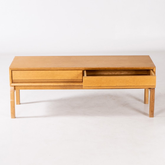 Image 1 of Oak TV stand by Grabinski for IKEA 1963 Sweden