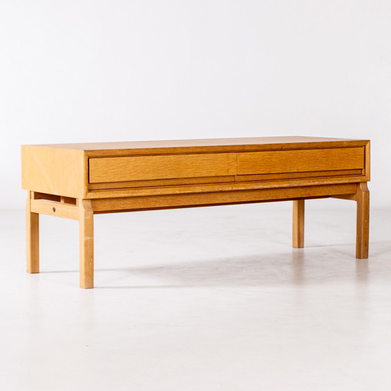 Image 1 of Oak TV stand by Grabinski for IKEA 1963 Sweden