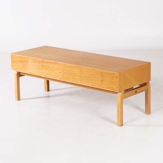 Image 1 of Oak TV stand by Grabinski for IKEA 1963 Sweden