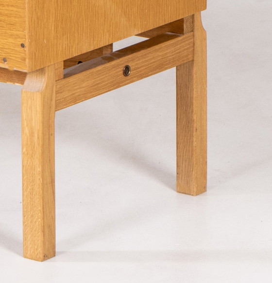 Image 1 of Oak TV stand by Grabinski for IKEA 1963 Sweden