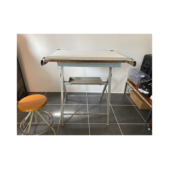 Image 1 of Tavolo pieghevole da architetto vintage, 1950