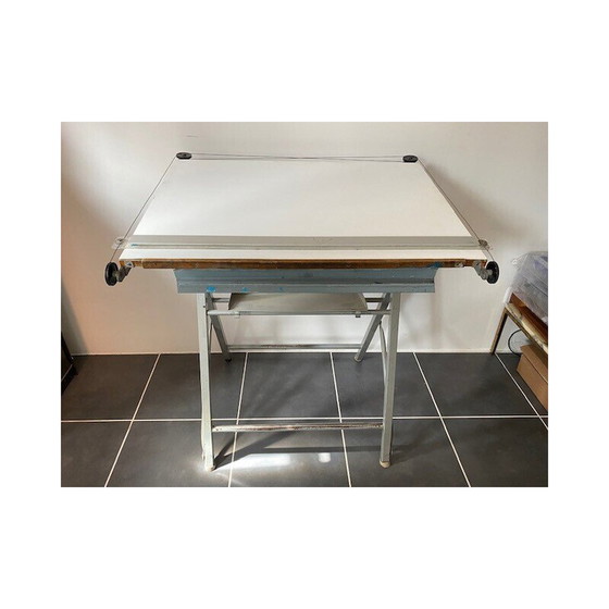 Image 1 of Tavolo pieghevole da architetto vintage, 1950