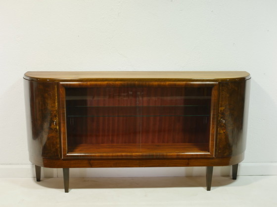 Image 1 of Vintage sideboard with display cabinet, 50s, Germany