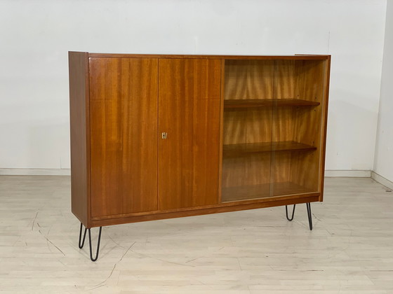 Image 1 of Mid Century highboard armoire vitrine vintage