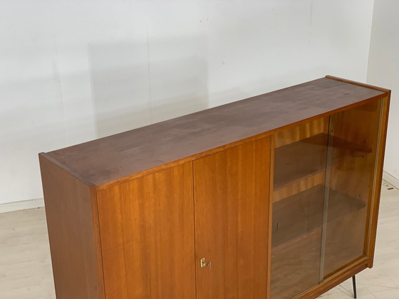 Image 1 of Mid Century highboard armoire vitrine vintage