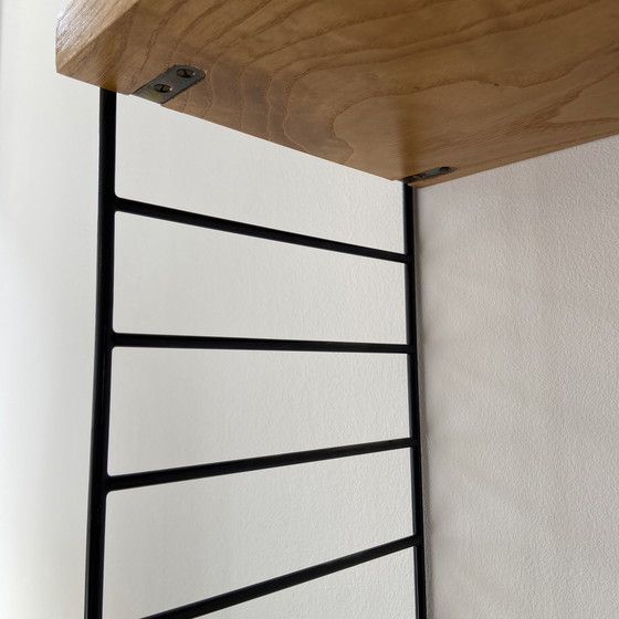 Image 1 of Système mural vintage Nisse String Wall System avec armoire à portes coulissantes