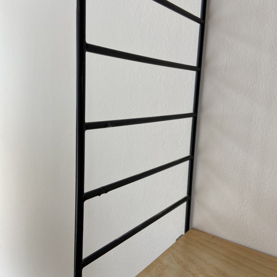 Image 1 of Vintage Nisse String Wall System with sliding door cabinet