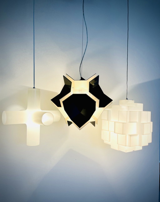 3X "Dark" ceiling lights - "Crosslight" / "Tnt" / "Metropolis"