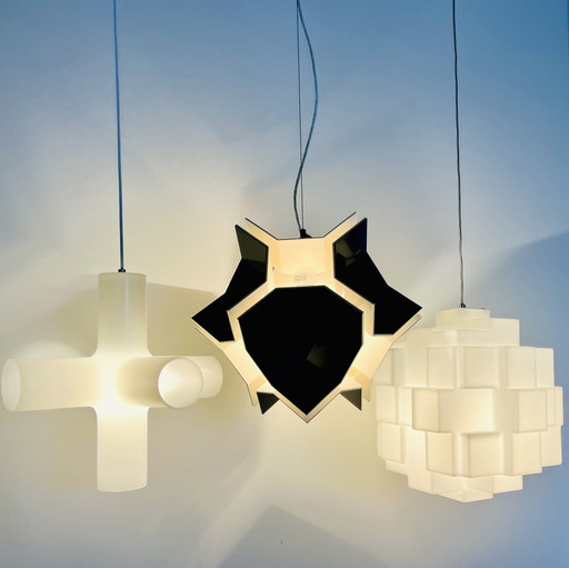 3X "Dark" ceiling lights - "Crosslight" / "Tnt" / "Metropolis"