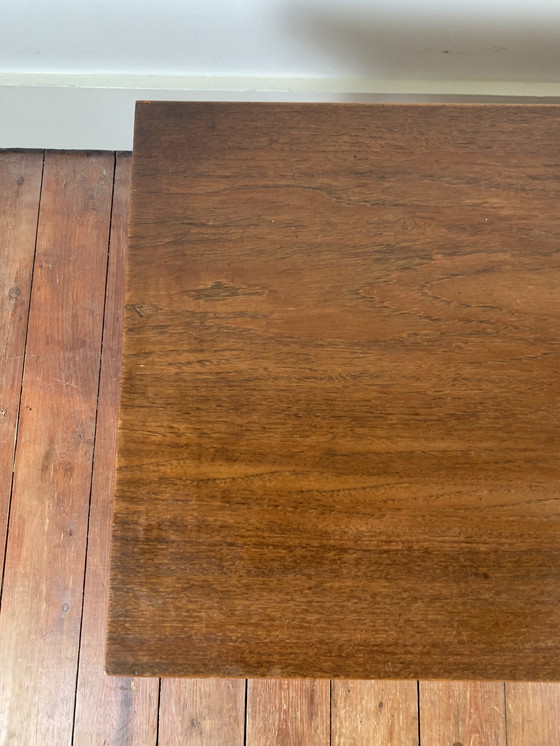 Image 1 of Coffee Table In Teak And Chrome Leg, 1970