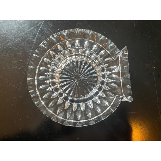 Image 1 of Posacenere vintage in cristallo cesellato, anni '70