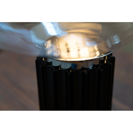 Image 1 of Vintage Taccia lamp in glass and metal by Achille and Pier Giacomo Castiglioni for Flos, Italy 1962