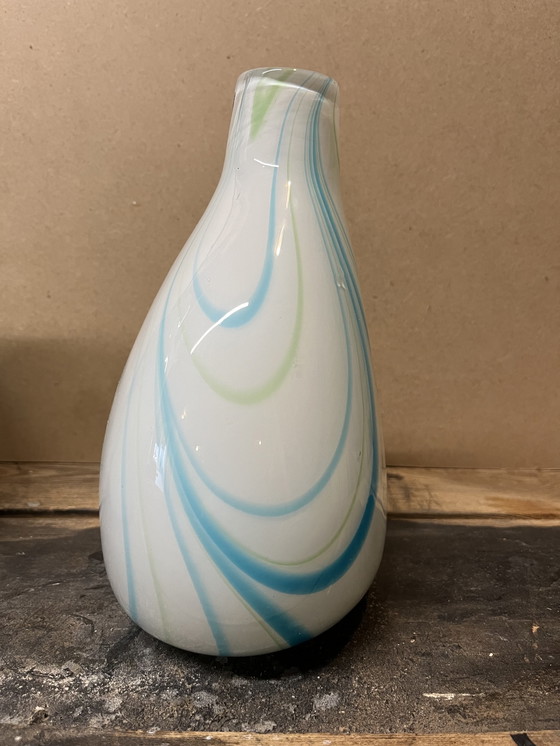 Image 1 of 2x Mid century swirl vase