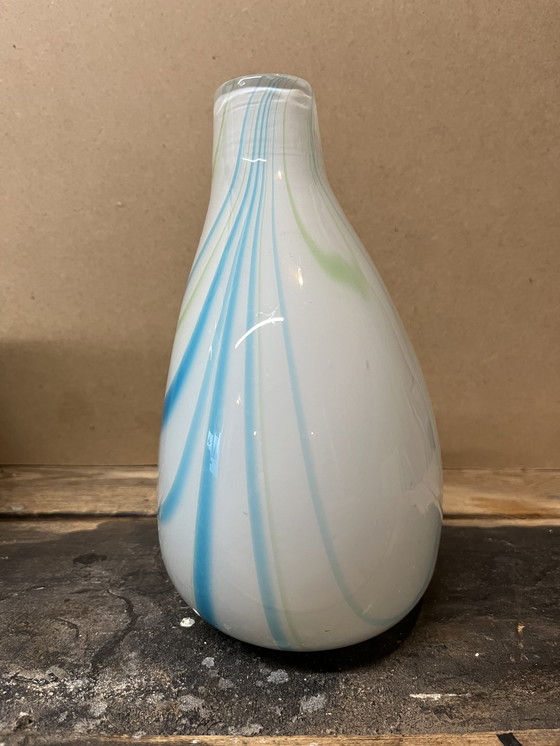 Image 1 of 2x Mid century swirl vase