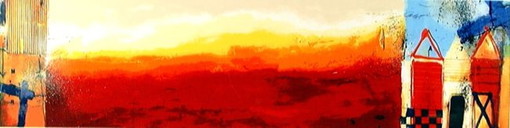 Theo Koster - Terre Rouge – lithos zeefdrukken, Paper, Figuratief