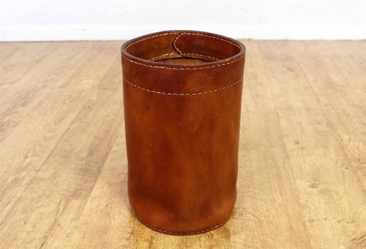 Leather Wastepaper