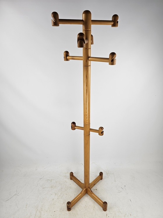 Image 1 of Pine coat rack