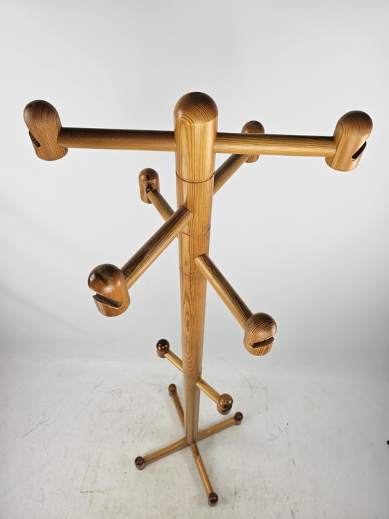 Image 1 of Pine coat rack