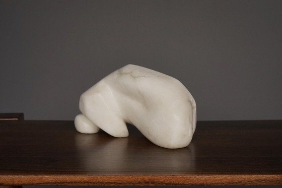 Image 1 of Abstracted nude marble sculpture, 1970s