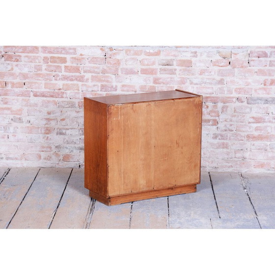 Image 1 of Vintage oak and glass bookcase by UP Závody, Czechoslovakia 1950
