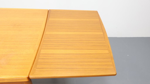 Table de salle à manger vintage danoise extensible à 2.28